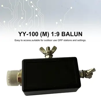 2020 NOU YY-100 (M) 1:9 Balun Miniatură Balun pentru Ham Radio Coajă Negru
