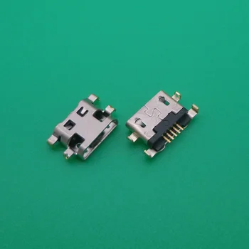 100buc/lot Mini Micro USB Pentru Wiko Febra 4G Piese de Reparații Jack Plug Conector de Alimentare Priza de Încărcare Port de Andocare de Înlocuire