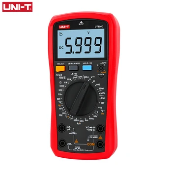 UNITATEA True RMS UT890C UT890D+ Multimetru Digital Manual Gamă AC DC Frecvență Capacitate de Temperatură Tester de Fundal