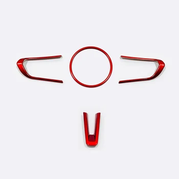 Pentru Mazda 3 CX-30 2019 2020 accesorii ABS fibră de Carbon/Red/Matte volan Masina Comuta Butonul de Acoperire cadru Tapiterie Auto styling