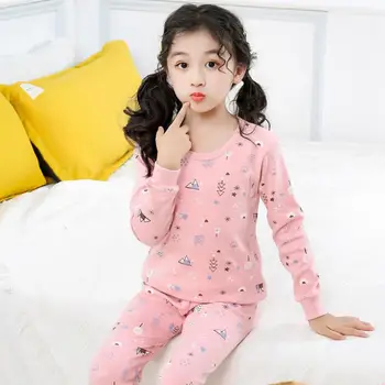 Nouă Copii Pijamale pentru Copii Seturi de Îmbrăcăminte de Primăvară de Toamnă din Bumbac pentru Copii Pijamale Pentru Fete Baieti Pijamale Desene animate Homewear Costum 3-10Y