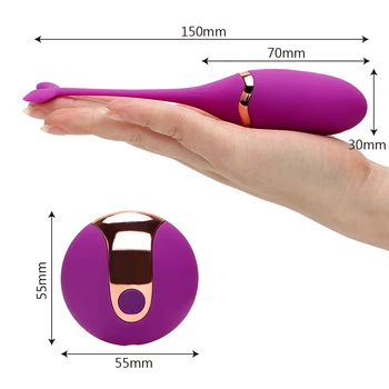 Telecomanda Wireless Vibratoare Glonț Ou Vibrator USB de Reincarcare Clitorisul Stimulator Vaginal Masaj Mingea Jucarii Sexuale pentru Femei