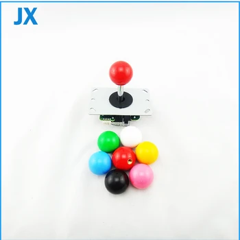 Arcade piese de Pachete Cu crom buton Iluminat LED Joystick butoane de joc Microîntrerupător adaptor USB PENTRU 2 jucători PC PS/3