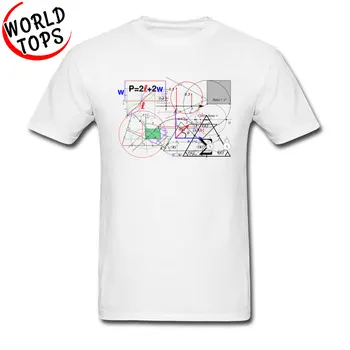 Big Bang Matematica Fizica Ecuația Codul Tricou Bumbac Tesatura Mens Stil Simplu Topuri Tricouri Tineri Student T Shirt Alb