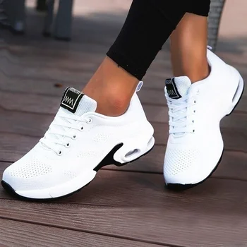 Femei Respirabil Pantofi de Alergare în aer liber, Lumină Greutate, Sport Casual, de Mers pe jos Vulcanizat Pantof Confortabil Tenis Feminino Pantofi