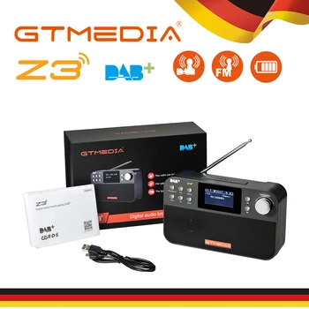 GTmedia Z3B Portabil cu DAB Radio Radio FM Radio Digital cu Bluetooth Speaker USB Reîncărcabilă Baterie cu Difuzoare Noi