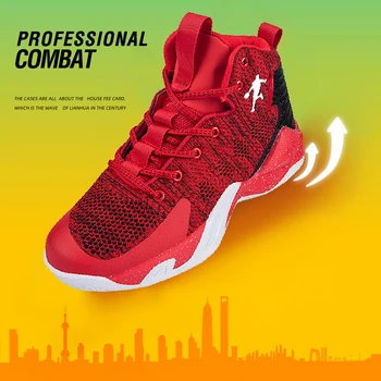 High-top Dimensiuni Mari, Pantofi de Baschet Bărbați în aer liber Adidași Rezistente la Uzură Amortizare Pantofi Respirabil Pantofi Sport Unisex Size36-47#
