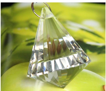 10BUC 30MM Transparent K9 cristal pandantiv conic perdea de Mărgele pandantiv mare DIY perdea de Mărgele Decora decor de nunta