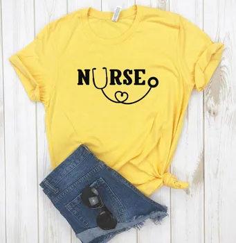 Asistenta Scrisori de Imprimare Femei tricou de Bumbac Casual Tricou Amuzant Pentru Doamna Top Tee Tumblr Hipster 6 Culori Picătură Navă NOU-52