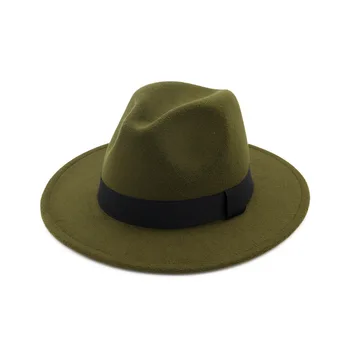 De Iarnă de înaltă Calitate Fedoras Pălărie Bărbați Moale Simțit Jazz Clasic Pălării Floppy Femei Casual Fedora Panama Capac pentru Petrecere