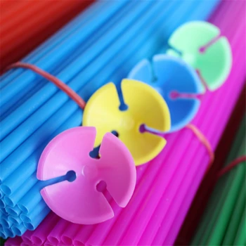 50pcs Multicolor Balon Titularul Bastoane cu Cupe Petrecere de Aniversare a Festivalului de Decor Consumabile PVC 40cm Balon Bastoane Accesorii