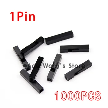 1000PCS/LOT 1P Dupont Jumper Wire Cablu de Locuințe de sex Feminin Pin Conector DuPont de plastic coajă 2.54 mm Pas