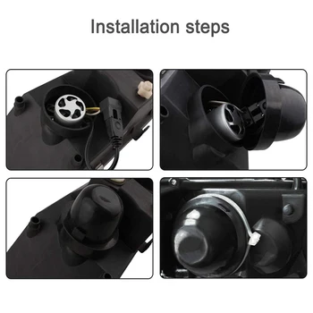 2 buc Faruri Masina Dustcover Protecție de Cauciuc Coajă de Etanșare Capace de Acoperire pentru Auto cu LED-uri Faruri HID Xenon Far Capace