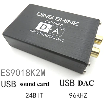 Despre HIFI audio Externa pe USB Card ES9018K2M DAC Decodor NE5532+TL072 Op Amps Suport 24bit 96kHz A2-002