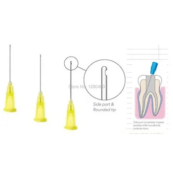 50 Buc Materiale Dentare Endo Irigare Ac Sfaturi 30GA End-Închis Orificiu Lateral Endo Seringi Dentist Produse