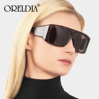 Vintage Supradimensionat ochelari de Soare Patrati Femei Barbati Brand de Lux de Designer Steam Punk Ochelari Ochelari de Soare Pentru Femei Ochelari de UV400