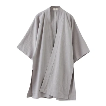 De Vară 2020 Jachete pentru Barbati Lenjerie de Jumătate Maneca Tricou Harajuku Kimono Casual Cardigan Vintage Topuri Hanfu Uza Trenci