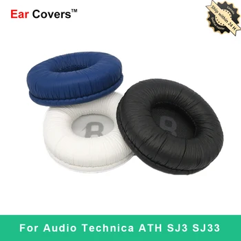 Tampoane pentru urechi Pentru Audio Technica ATH-SJ33 SJ3 Căști Tampoanele de Înlocuire Cască Ureche Pad din Piele PU