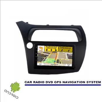 Android auto Multimedia Pentru Honda Civic 2006 2007 2008-2012 Hatchback Navigare GPS Player Radio Stereo Ecran HD