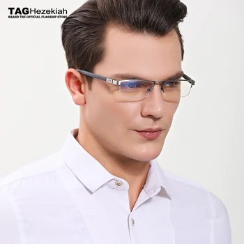 Ochelari de TAG-ul frame Brand rame ochelari de vedere barbati femei T0882 Jumătate de ramă de ochelari de calculator baza de prescriptie medicala ochelari optice rama de ochelari