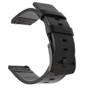 Italia Gras Piele Watchband 18 20 22 mm pentru Garmin Vivoactive 3 vivoactive 4/4S Sport Eliberare Rapidă Ceas Trupa Încheietura curea Curea