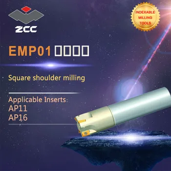 ZCC.CT umăr pătrat unelte de frezat EMP01 de înaltă performanță strung CNC instrumente indexabile unelte de frezat aproape și chiar pithch 45 de GRADE