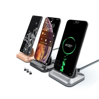Dropshipping 3 in 1 Magnetic de Încărcare de Telefon Stație de Andocare USB Cablu de Date Pentru iPhone, Huawei, Xiaomi, Samsung Micro USB de Tip C, IOS
