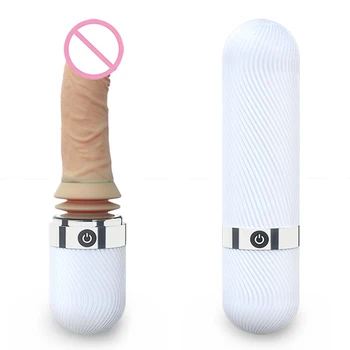 Portabil Încălzire Telescopic Automat Mașină de Sex Feminin Mare Masturbari Penis artificial Vibratoare Mana Jucarii Sexuale Pentru Femei