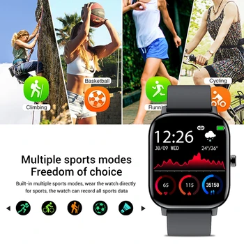 În 2020, Noul Ecran Color Smart Watch Femei barbati Full Touch de Fitness Tracker Tensiunii Arteriale Ceas Inteligent Femei Smartwatch pentru Xiaomi