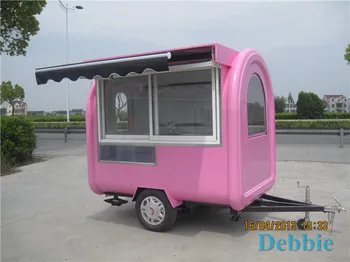 Noul Design Mobil Fast Food Rulota în aer liber, Alimentare Automat Coș de Utilizare pentru Gustare, Cafea, produse Alimentare de vânzare