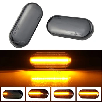 2 Buc LED-uri Dinamice de poziție Laterale de Semnalizare Indicator luminos pentru VW Bora Golf 3 4 Passat 3BG Polo SB6 SEAT Ibiza Leon, Skoda, Ford