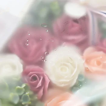 20buc Culoare Solidă Flori de Hârtie de Ambalaj Gros Impermeabil Semi-transparent Mat Buchet de Materiale de Ambalare