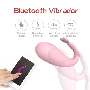 APP Controlate Vibrator Bluetooth Dildo Vibrator pentru Femei fără Fir Control de la Distanță Vibratoare Ouă Joc Adult Jucarii Sexuale de Cuplu