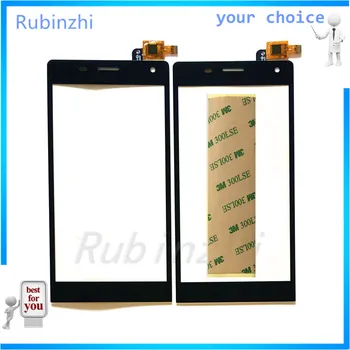 RUBINZHI Telefon Panou de Ecran Tactil Pentru Highscreen Punctul Tactil Digitizer Touchscreen de Sticlă din Față Înlocuirea Senzorului de Touchpad +banda