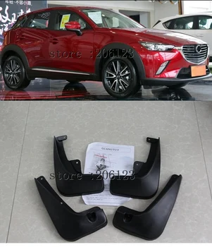 Set Modelat Mașină de Noroi Pentru Mazda CX-3 CX3 2016 - 2018 apărătoare de noroi apărătorile de Noroi Clapeta de Noroi, Aripa Fata-Spate, 2017
