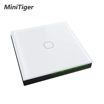 Minitiger Smart Home wireless 433Mhz(1527 cip) Alb Comutator forma de control de la distanță,atingeți telecomanda