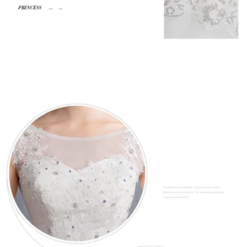 Dantela cu Paiete musilin Iubita rochie de mireasa Noua moda Clasic de Vară Rochie de Bal de Epocă alb plus dimensiune vestidos de festa