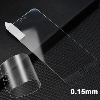 0,15 mm Ultra-subțire Non-Full Protector HD Film Pentru iPhone X/7P/8P/7/8/6P/6SP/6G Proteja de Sticlă Pentru iPhoneX/7/8/6/6S Sticlă Călită