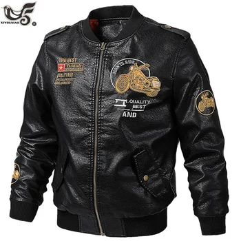 Marca de motociclete din piele jacheta barbati plus dimensiune 5XL 6XL jachete de piele pentru bărbați jaqueta de couro masculina mens haine de piele