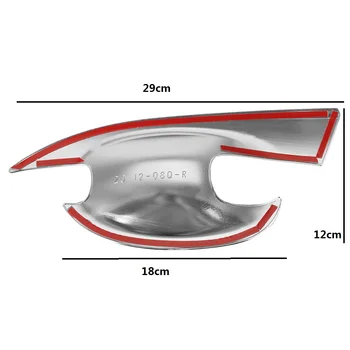 Mânerul Ușii mașinii de Protecție Capacul Mânerului Portierei-Exterior Boluri de Echipare Cromat Pentru Mazda CX-30 2020 Mânerele ușilor Exterioare Acoperă