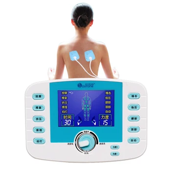 Dublă de Ieșire de Voce Inteligent 10 Moduri de Masaj ZECI de Acupunctura Masaj Electric Fizioterapie Stimulator Muscular Corpul Plin de Relaxare