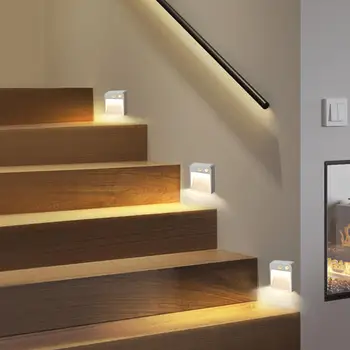 LED lumina de noapte de mișcare senzor de lumină, adecvate pentru iluminatul decorativ in casa scării baie living dormitor camera copiilor