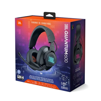 JBL Quantum 600 Over-ear Cască Jocuri ESports Căști cu Sunet Surround Mic pentru PlayStation/Nintendo Comutator/iPhone/Mac//VR