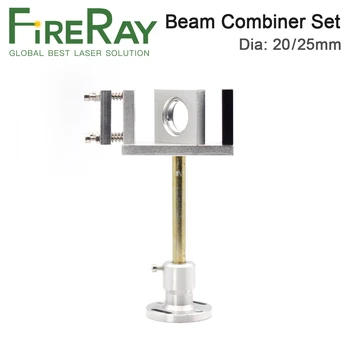 Fireray Fascicul Combiner Set de 20 de 25mm Fascicul Laser Combiner + Mount + Laser Pointer pentru emisiile de CO2 pentru Gravare cu Laser Masina de debitat