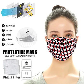 1buc Unisex PM2.5 Masca de Fata Anti-poluare Masca Filtru de Carbon activ Introduce Lavabile Refolosibile Bumbac Gura, Masca pentru Adulti