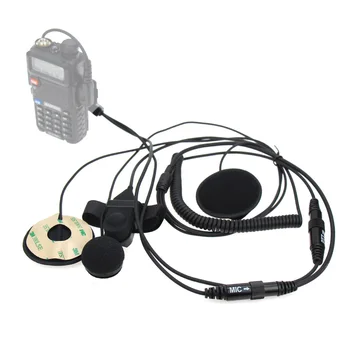 2 Pin ASV Casca Motocicleta Cască Interfon Căști Căști cu Microfon pentru Kenwood BAOFENG Două Fel de Radio Walkie Talkie