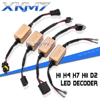XKM7 LED-uri Canbus Decoder H7, H4, H11, H1 D2 Faruri LED Rezistor de Tuning Becuri Canceller Cablajului Erori Lumini Auto Accesorii