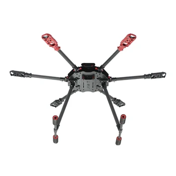 Saker675 675mm / Saker610 610mm 6-axa Fibra de Carbon Pliere Rack DIY RC Drona Hexacopter Cadru Kit cu Landing skid Motor Mount