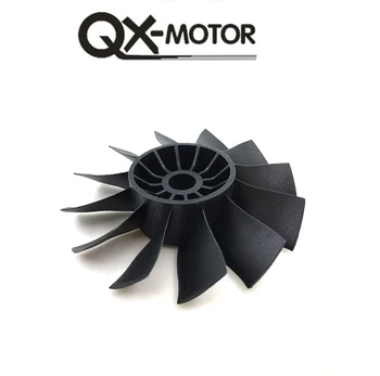 QX-MOTOR 70mm 12 Palete Ventilator FED Conductori cu Conductori Butoi Accesorii pentru Drone RC cu Motor fără Perii