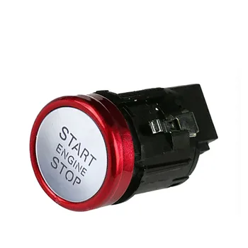 Chrome Roșu Butonul de Oprire Pornire a Motorului Comutator Pentru A6 C7 S6 4G1905217A 4G1 905 217 O
